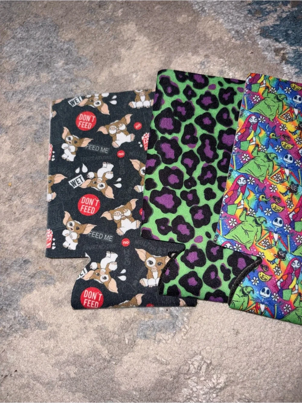 Lot of 5 Can Coolers in various patterns